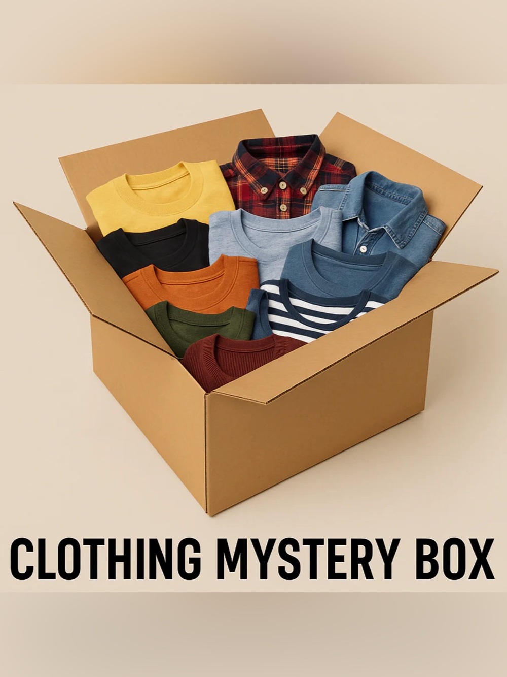 Now $20. Clothing Mystery Box - Multi-Color Shirt & pant  Mix